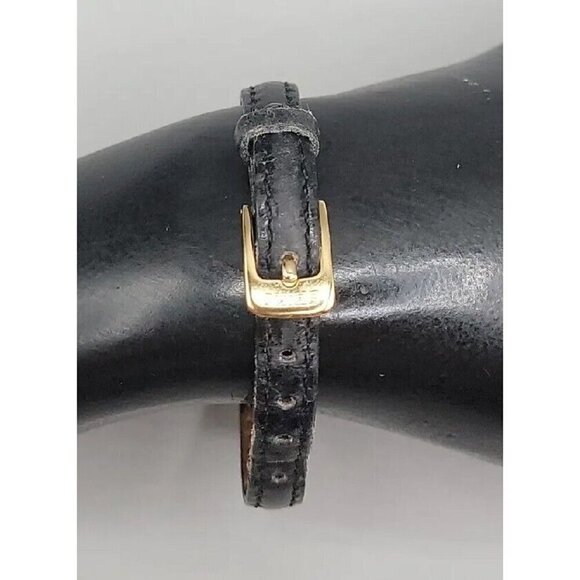 Vintage Seiko Ladies Quartz Watch V401-1409 Black Dial & 7\